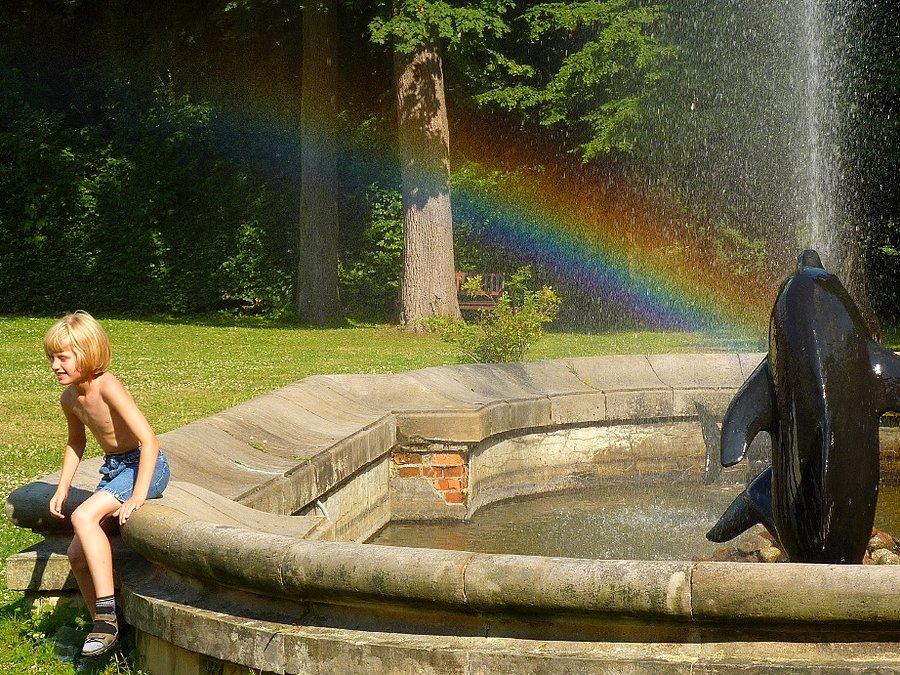 Delfiny, tęcza i Piast Kołodziej