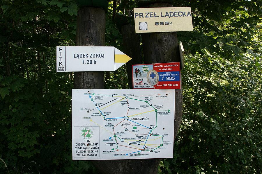 Przełęcz Lądecka 665m n.p.m