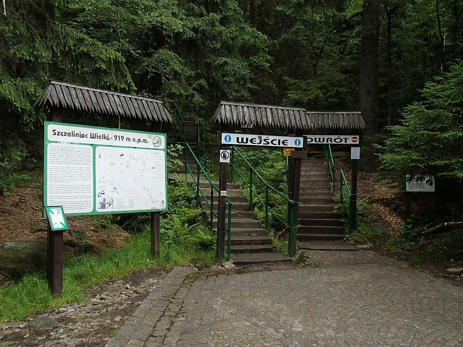 Wejście na Szczeliniec Wielki