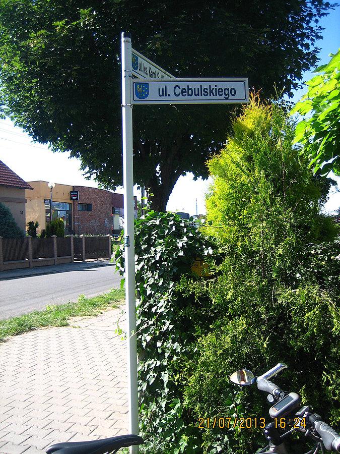 Na ulicy Cebulskiego w Lublińcu