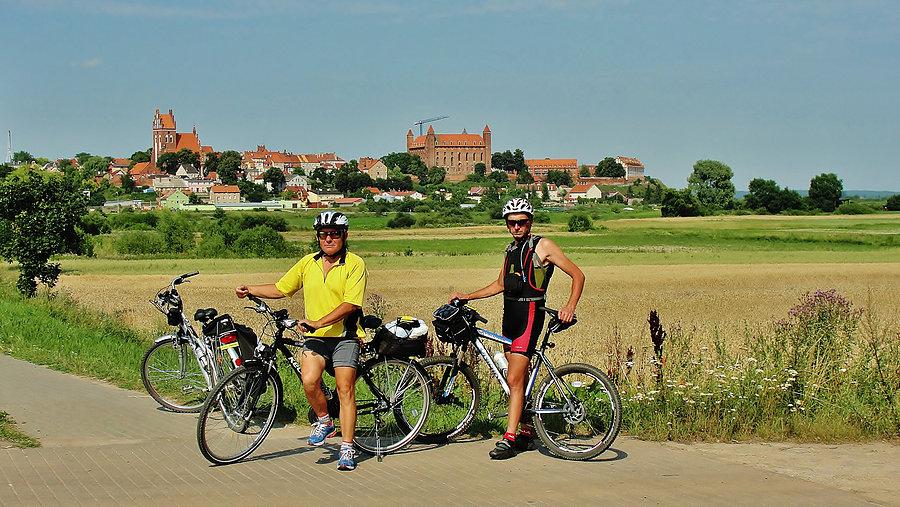 Piękny widok - zamek w Gniewie