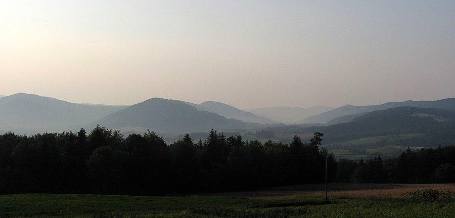 Pieniny Gorickie z góry z Wawrzki