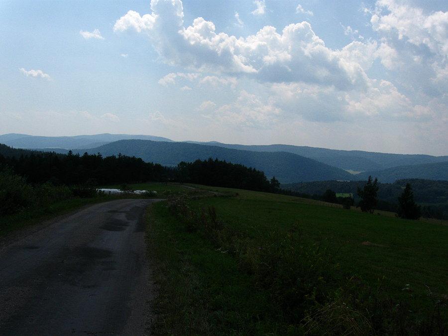 Z podjazdu na Oderne