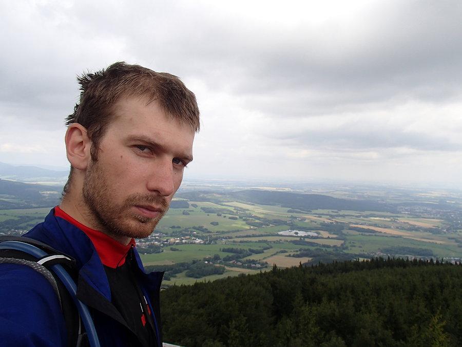 Autoportret na szczycie Biskupiej Kopy