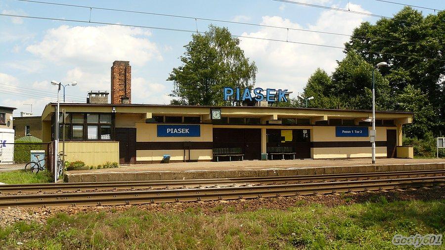 Piasek - dworzec kolejowy