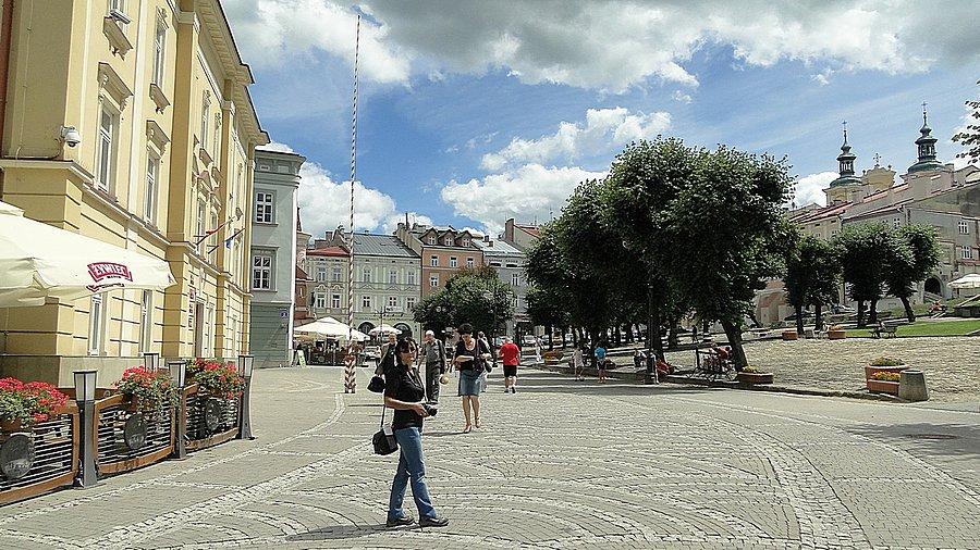 Przemyśł ma piękny rynek chociaż pochyły