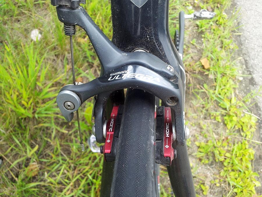 Ultegra + kcnc brake shoe