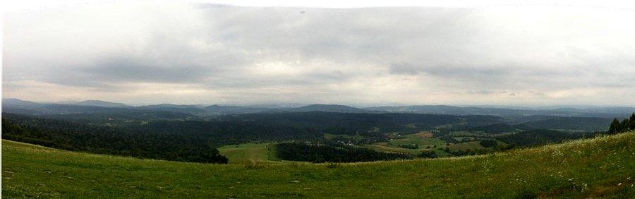 Panorama z Kamionki