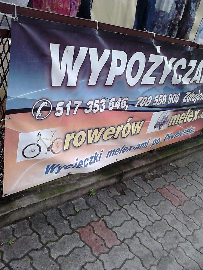 Wypożyczalnia, gdzie dostałam rower na dwa tygodnie