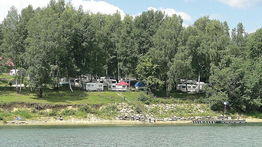 Na campingu w Polańczyku tłoczno