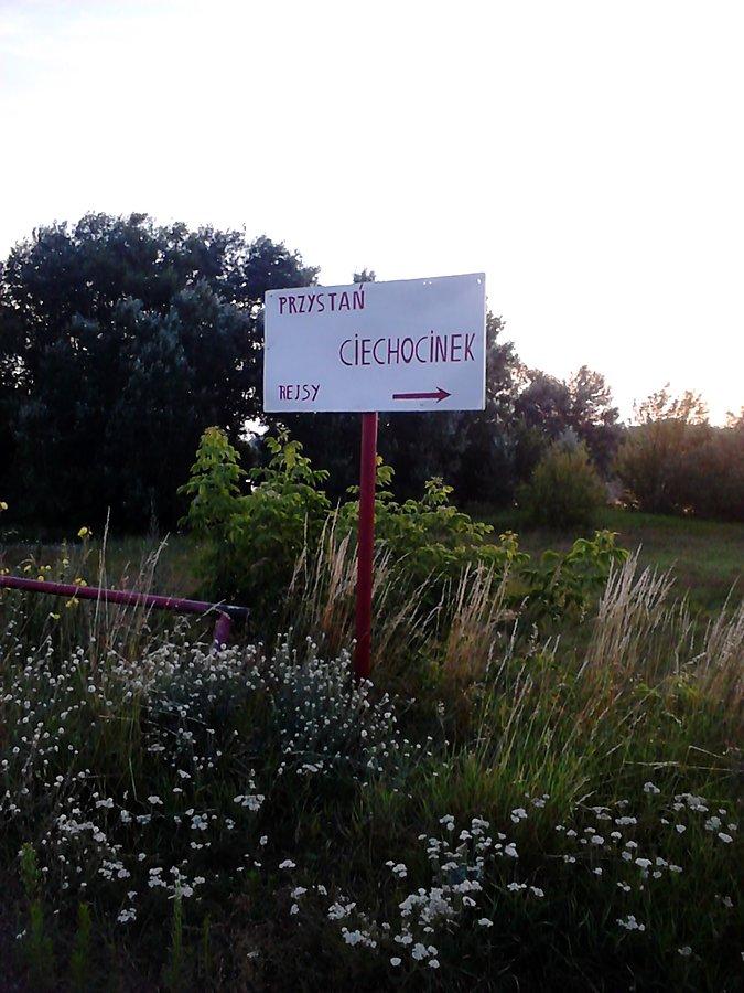 Przystań Ciechocinek. Statek odpływa jak zbierze się wystarczająca ilość osób
