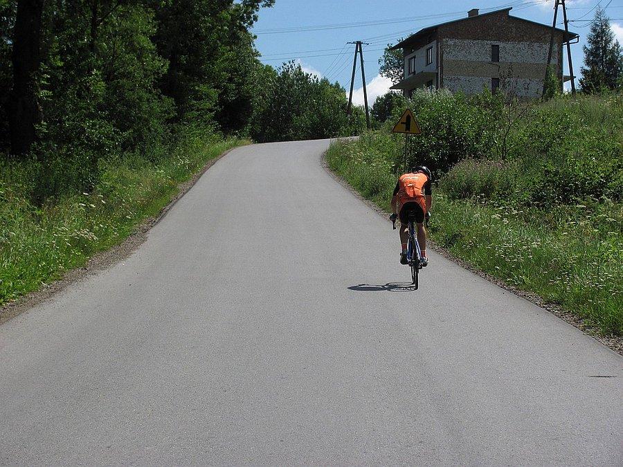 'To jest Pogórze, tam nie ma podjazdów" .. tjaaa