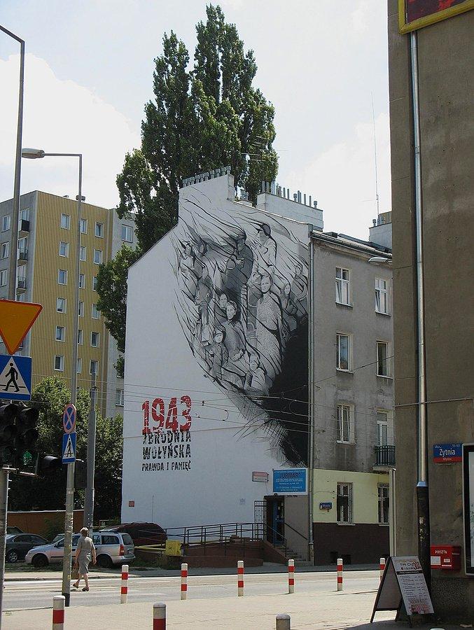 Mural na Młynarskiej
