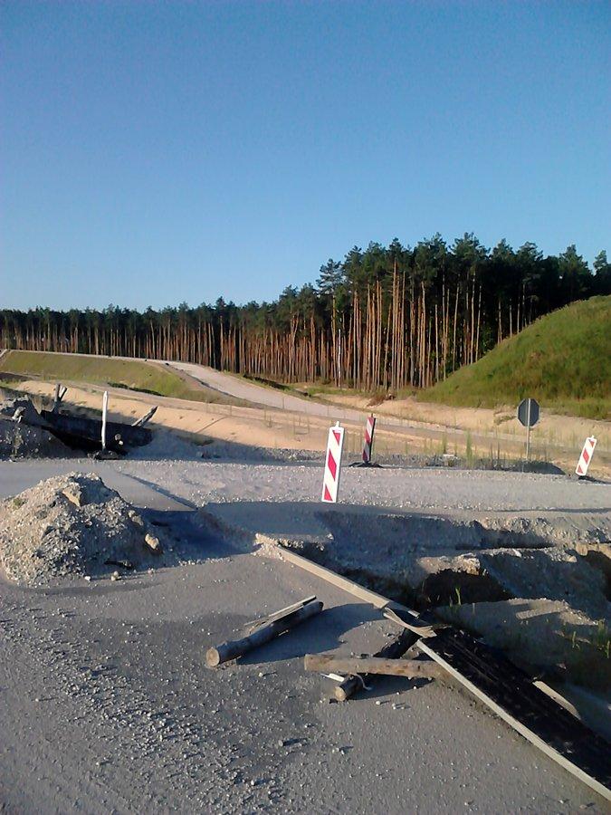 Mają skończyć ten odcinek w grudniu..nie sądzę, że uda się 2013 roku