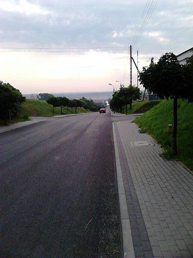 Na szczęście tym razem jechałam z góry..Zjazd ze skarpy w Nieszawie