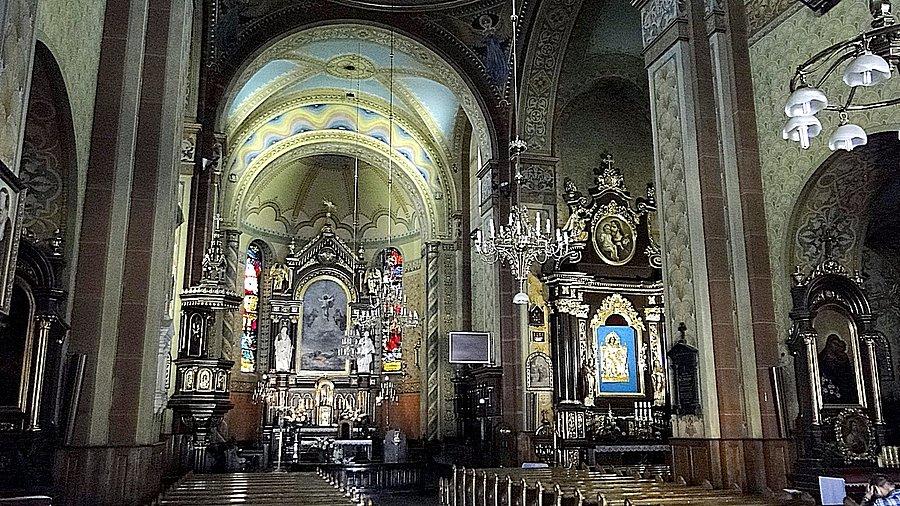 Kościół Przemienienia Pańskiego, wnętrze