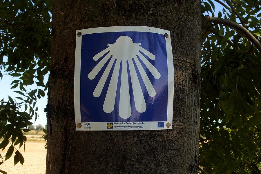 Oznakowanie Pomorskiej Drogi Świętego Jakuba