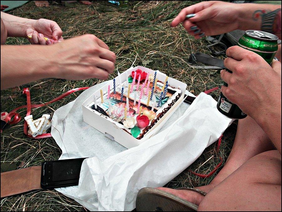 Tort urodzinowy Justynki