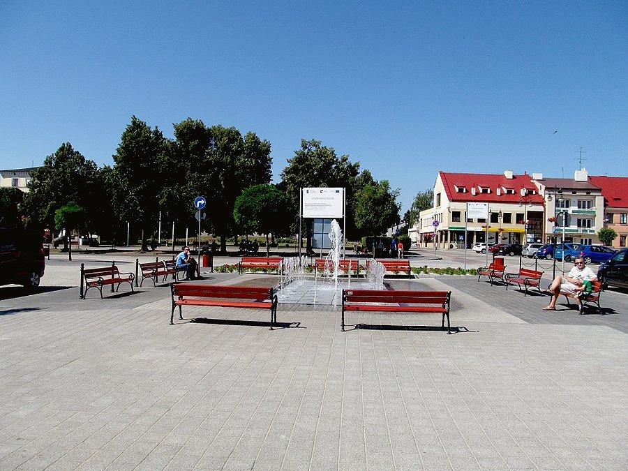 Widok na Rynek w Łęczycy