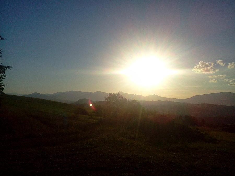 Widok z malatiny na Fatrę