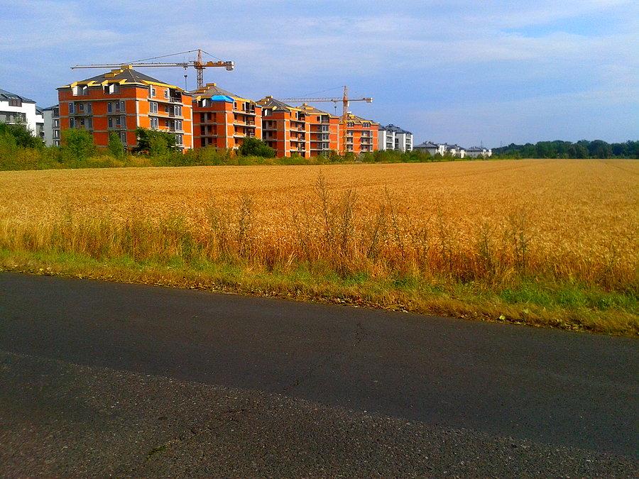 Pruszków pożera pola
