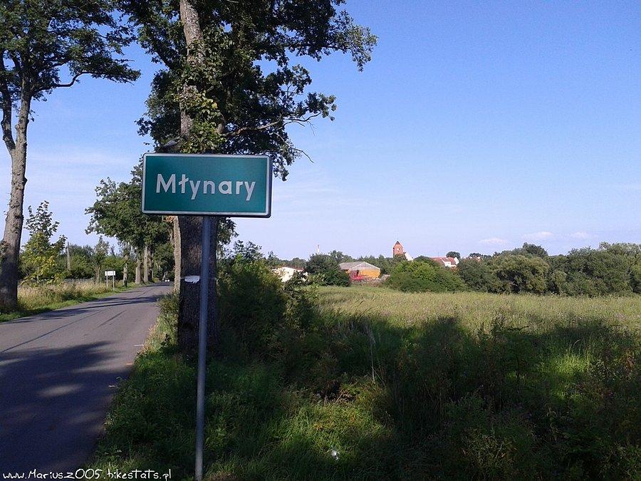 Wjazd do Młynar