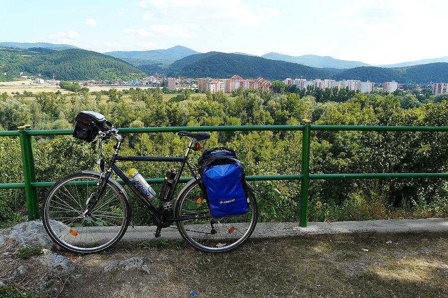 Widok na Trencin