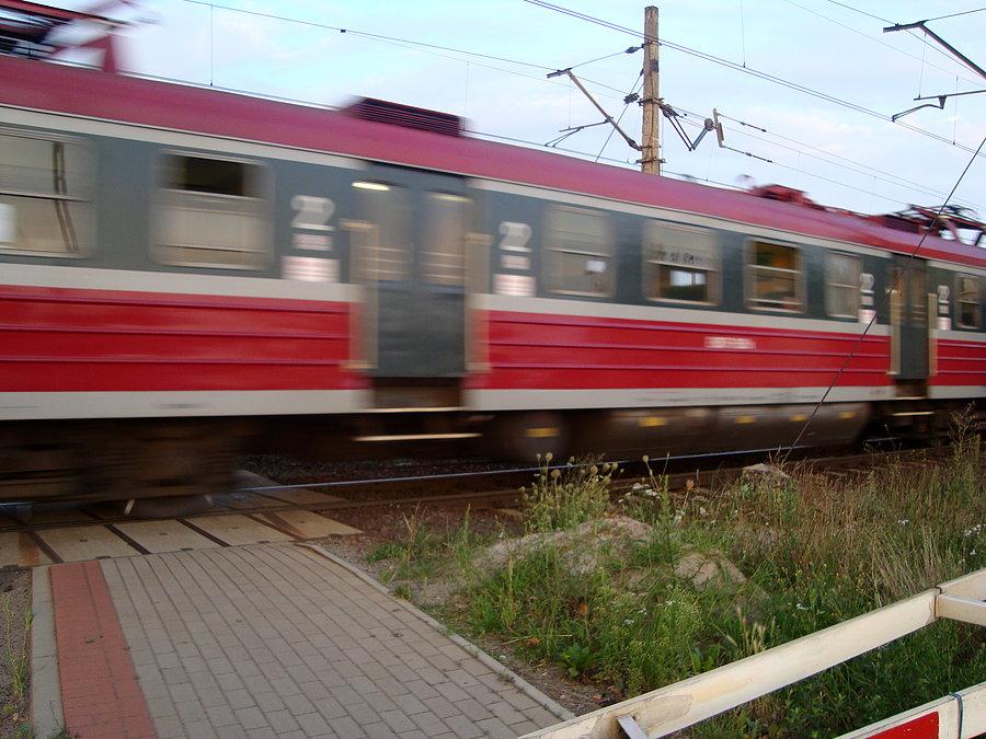 Dzis tylko jedna fotka, przymusowy postój na przejeździe kolejowym w Kowalewie