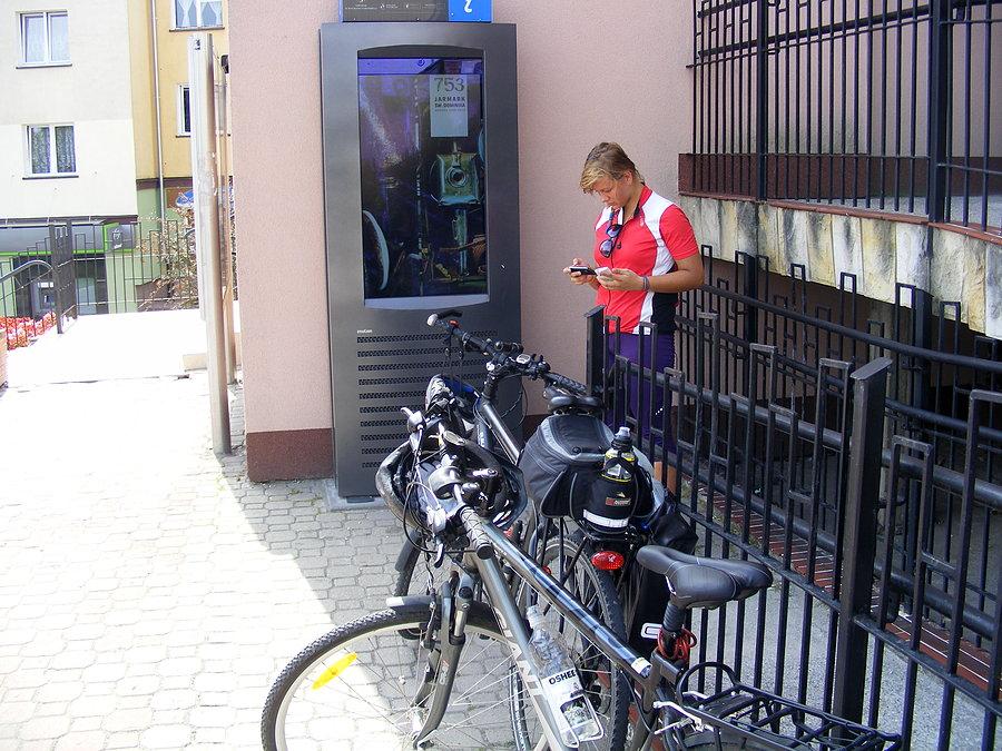 Dzierzgoń, miejsce spotkania z kolegą, dwa telefony za mało :-)