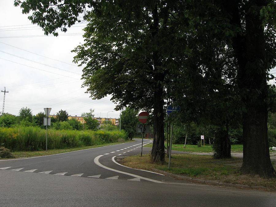 Zgierz koło stacji kolejowej