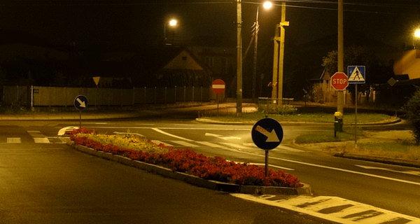 Biała Podlaska. Skrzyżowanie ulicy Sitnickiej z ulicami Glinki i Królowej Jadwigi