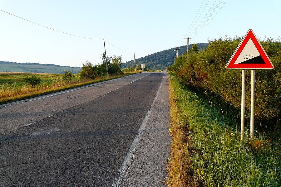 Podjazd na Sedlo Prislop