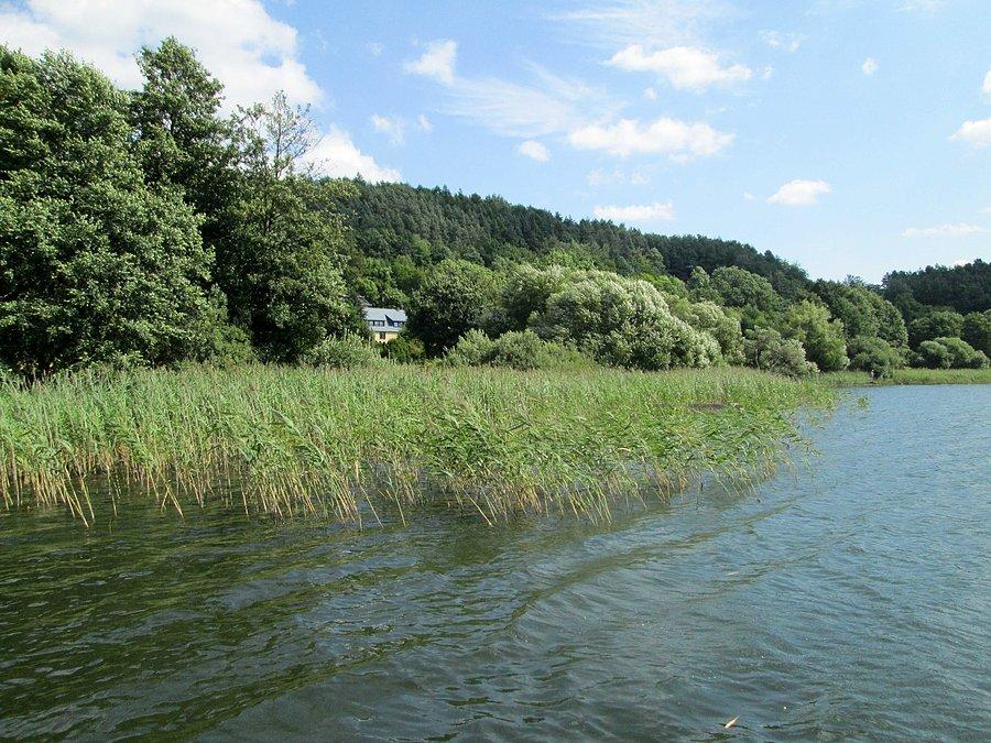Wietrznie nad jeziorem w Zaworach
