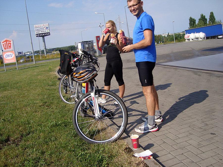 Z drugiej strony Kalisza już piękne słońce
