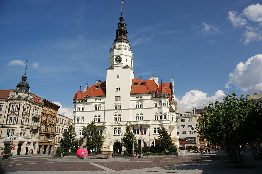 Ratusz na rynku w Opavie