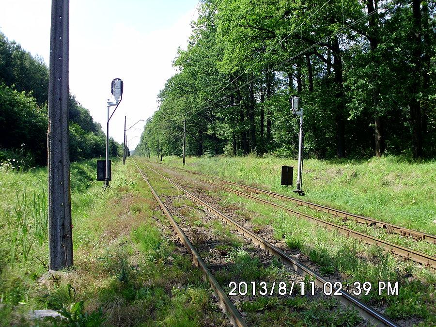 Linia Kolejowa nr 143 w okolicy Koszęcina