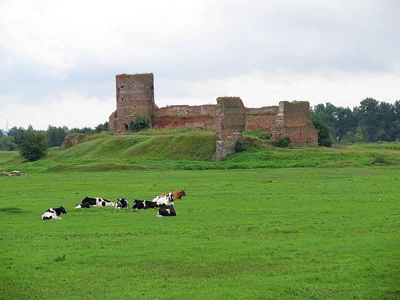 Zamek niopodal Koła - wybudowany prawdopodobnie za czasów Kazimierza Wielkiego
