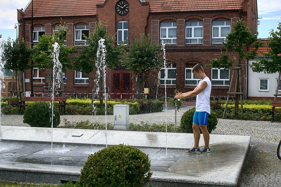 Grzesiek szuka ochłody