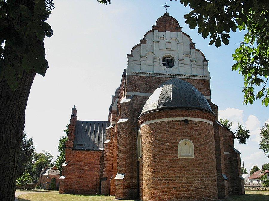 Brok - kościół od strony wschodniej