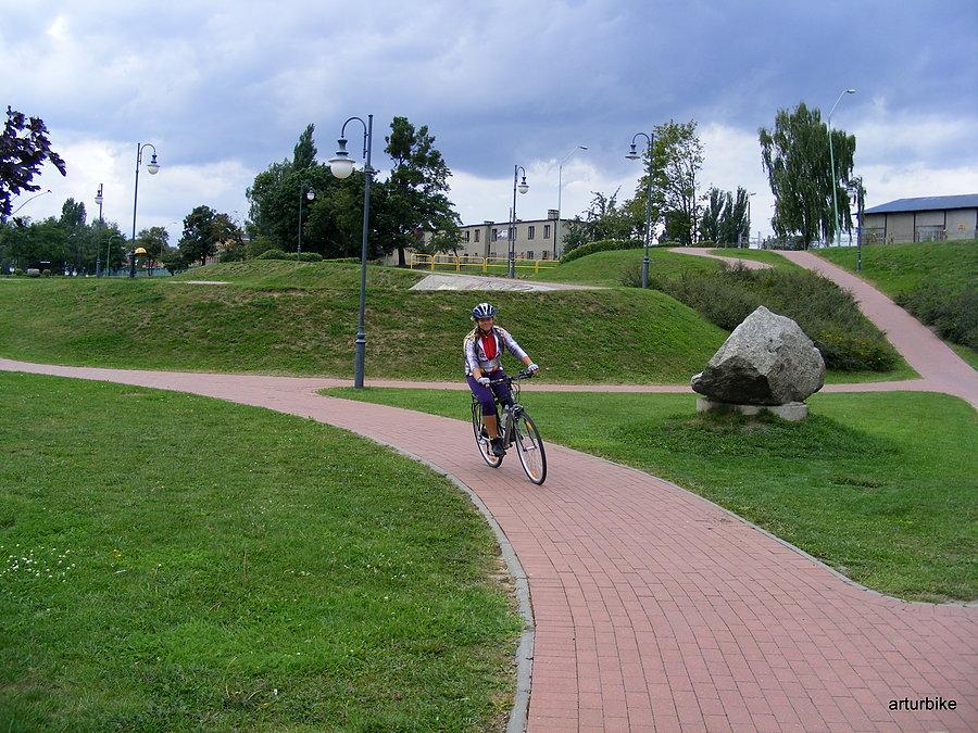 Tczew, zjazd na Bulwar Nadwiślański