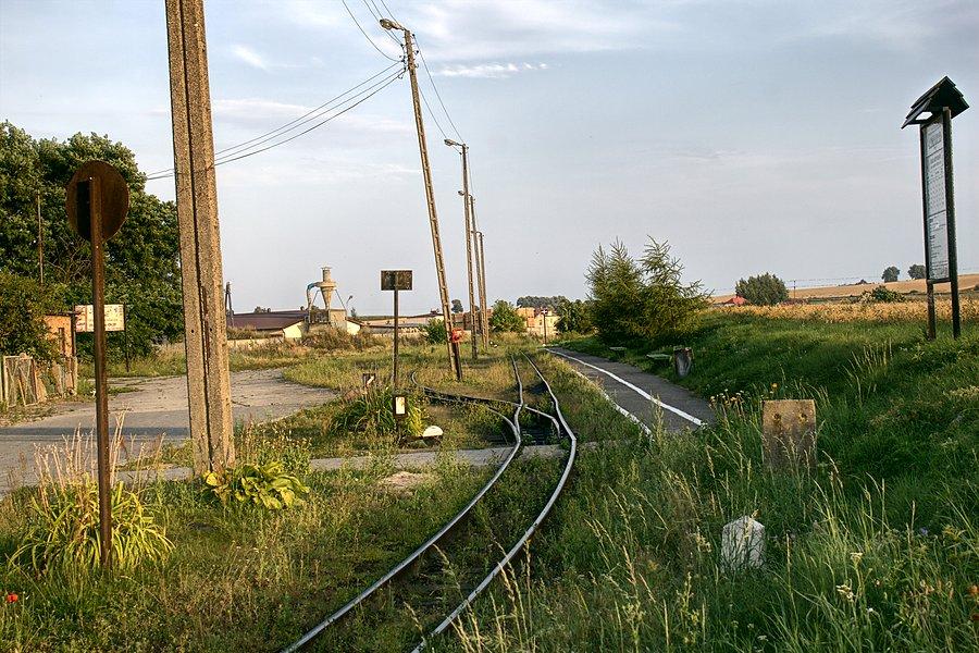 Końcowa stacja Żnińskiej Kolejki Turystycznej