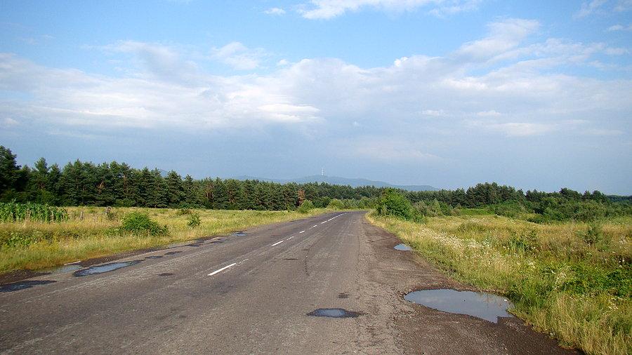 Całkiem niezła droga, jak na Ukrainę