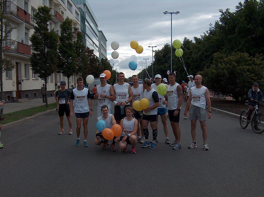 Grupa pacemakerów na Maratonie Solidarności 2013