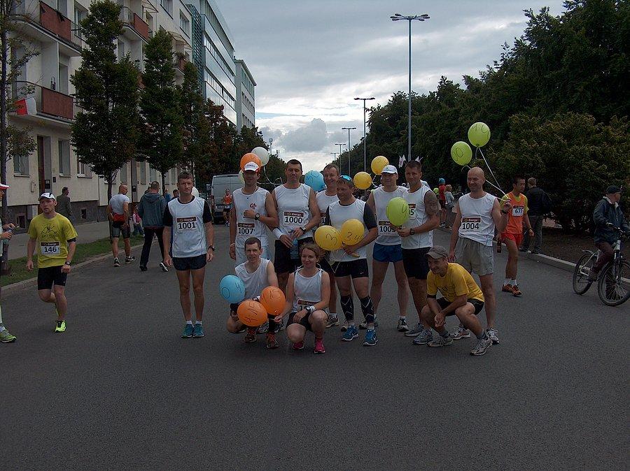 Grupa pacemakerów na Maratonie Solidarności 2013