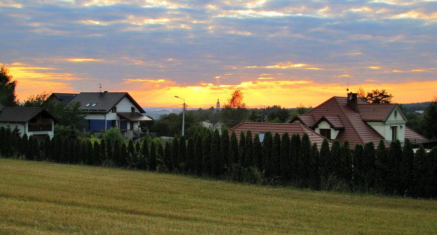 Słońce zachodzi. Zawada z Kokoszyc
