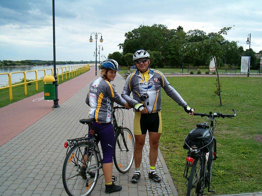 12-08-2013. Patrycja i Artur na Bulwarze nad Wisłą w Tczewie