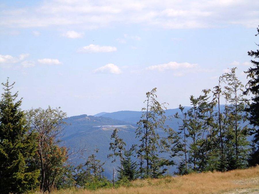 Widok z Magurki... zbiornik na Żarze