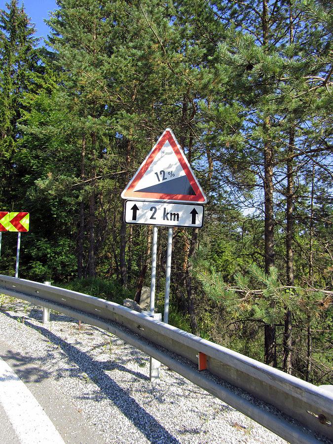 To na powrocie. W drodze "do" był taki sam z napisem 5 km :)