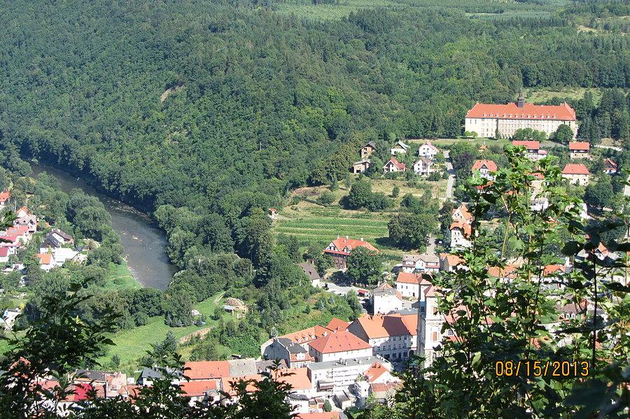 Widok na Bardo z punktu widokowego