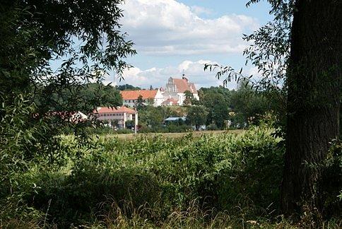 Piękny widok z drogi na Klimontów